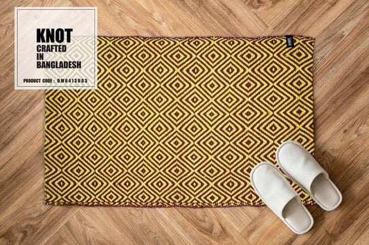 Handmade ecofriendly double sided doormat